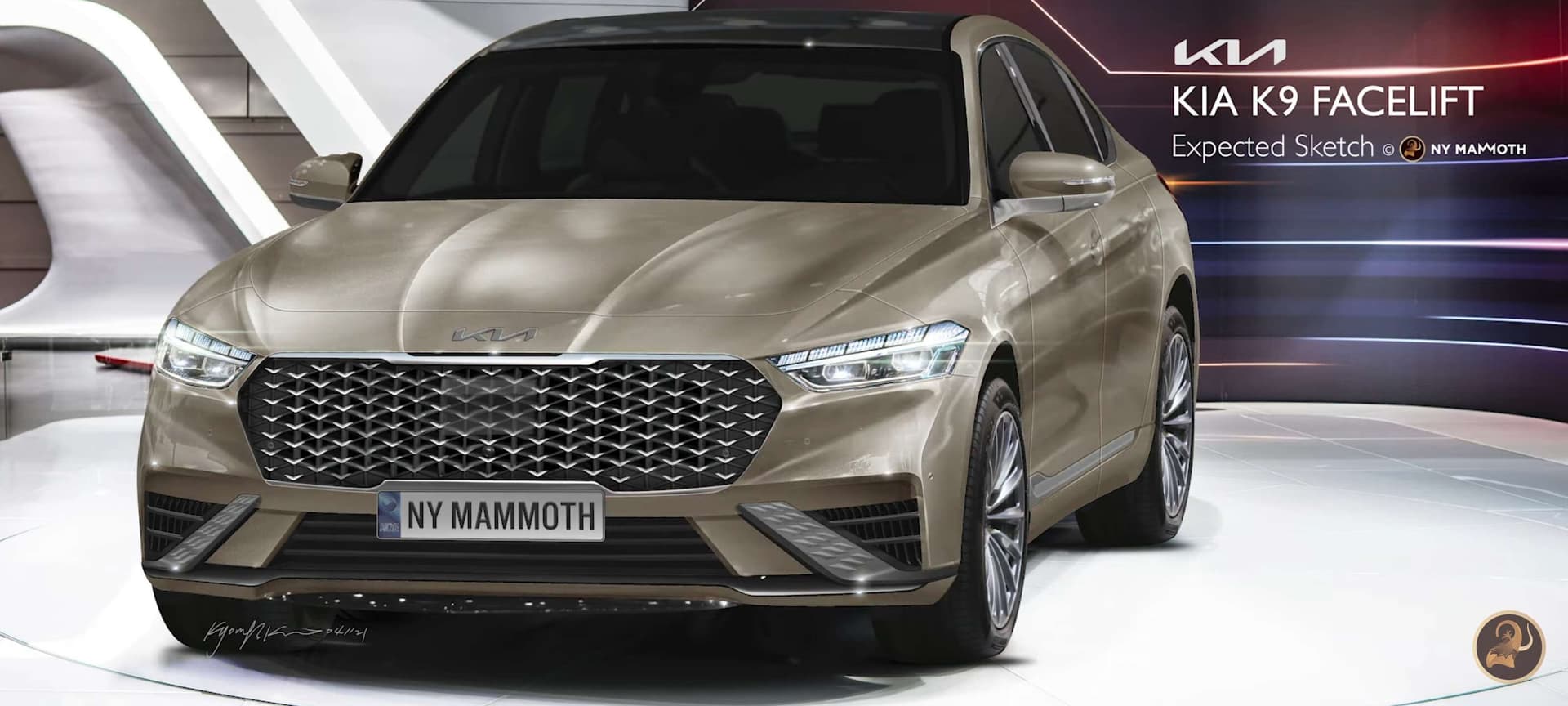 K9 페이스리프트  예상도 게시글 썸네일