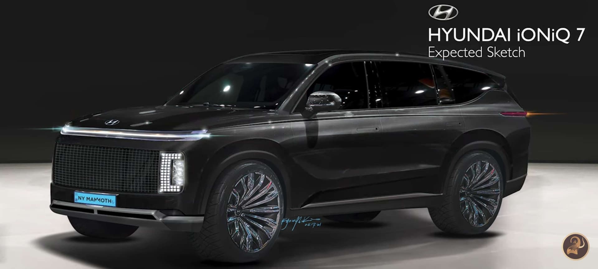 현대 아이오닉 7 랜더링 이미지 게시글 썸네일