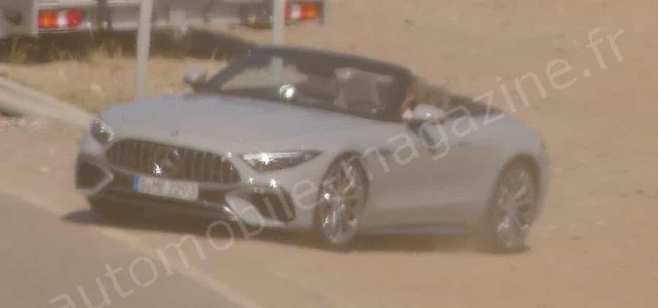 2022 벤츠 SL 풀체인지 유출  게시글 썸네일