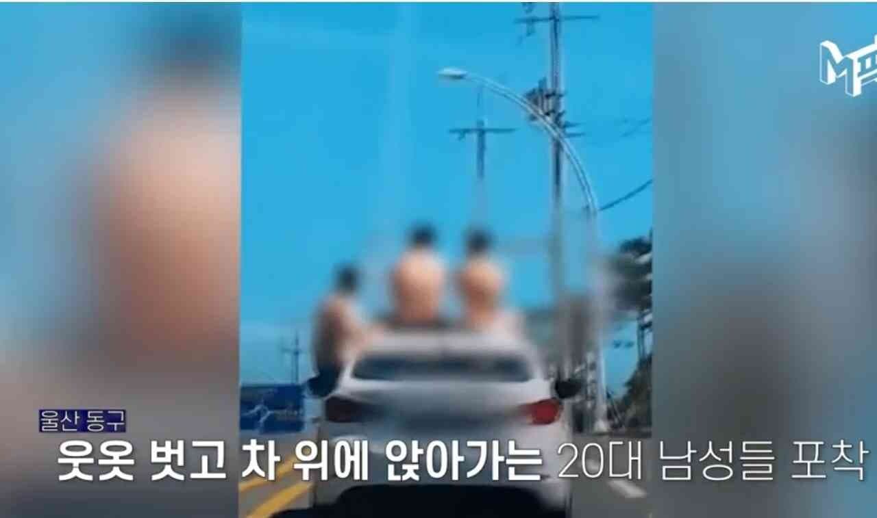웃통 벗고 차 지붕에 앉아 질주…"한국 맞아?" 경악 게시글 썸네일