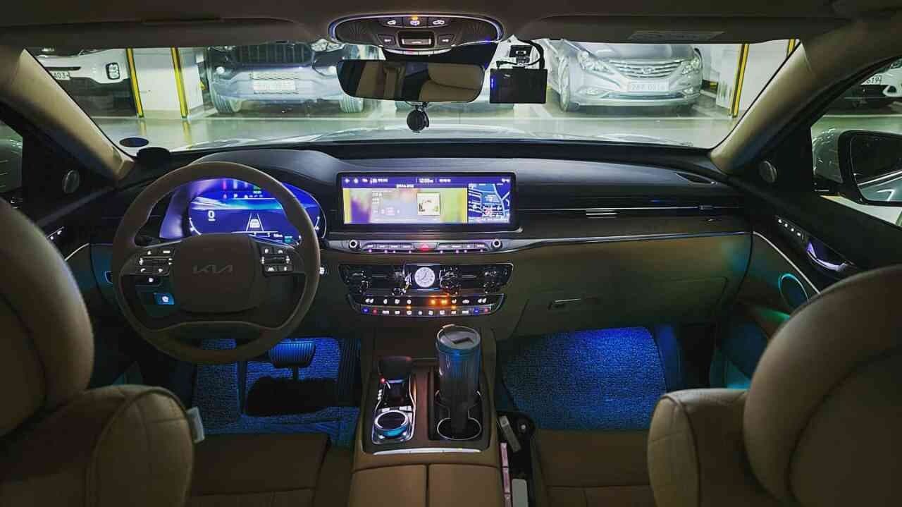 K9페이스리프트 엠비언트라이트 사진찍어봤습니다 게시글 썸네일