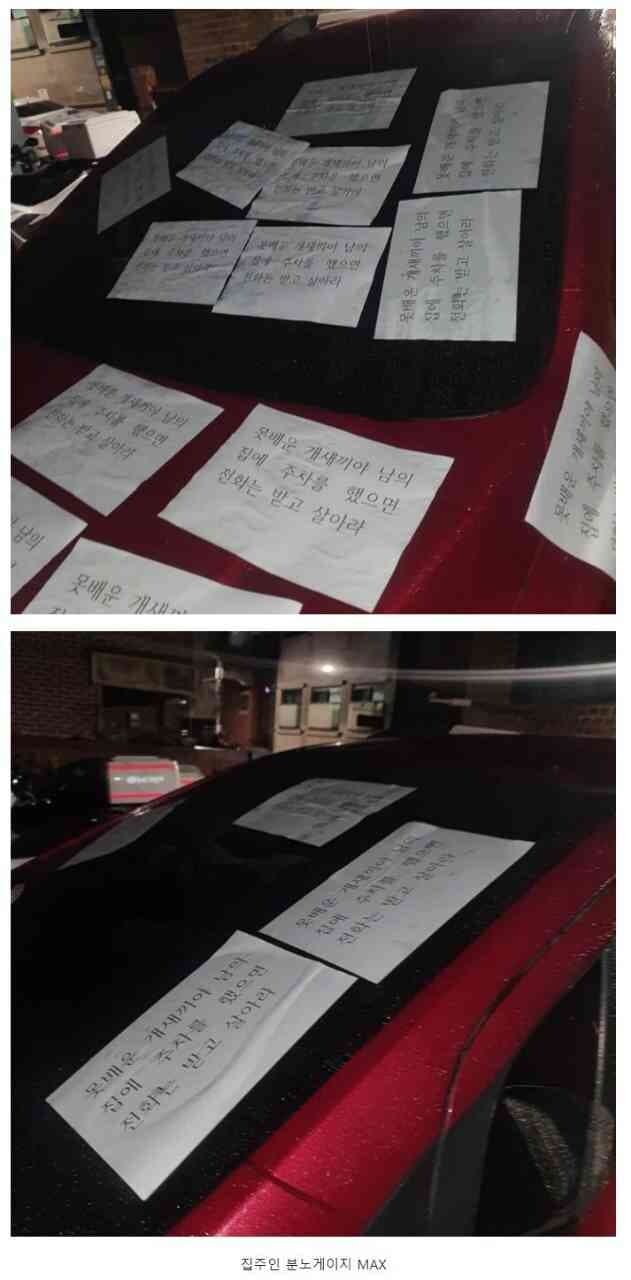 (퍼옴)남의집앞 주차 집주인 분노  게시글 썸네일