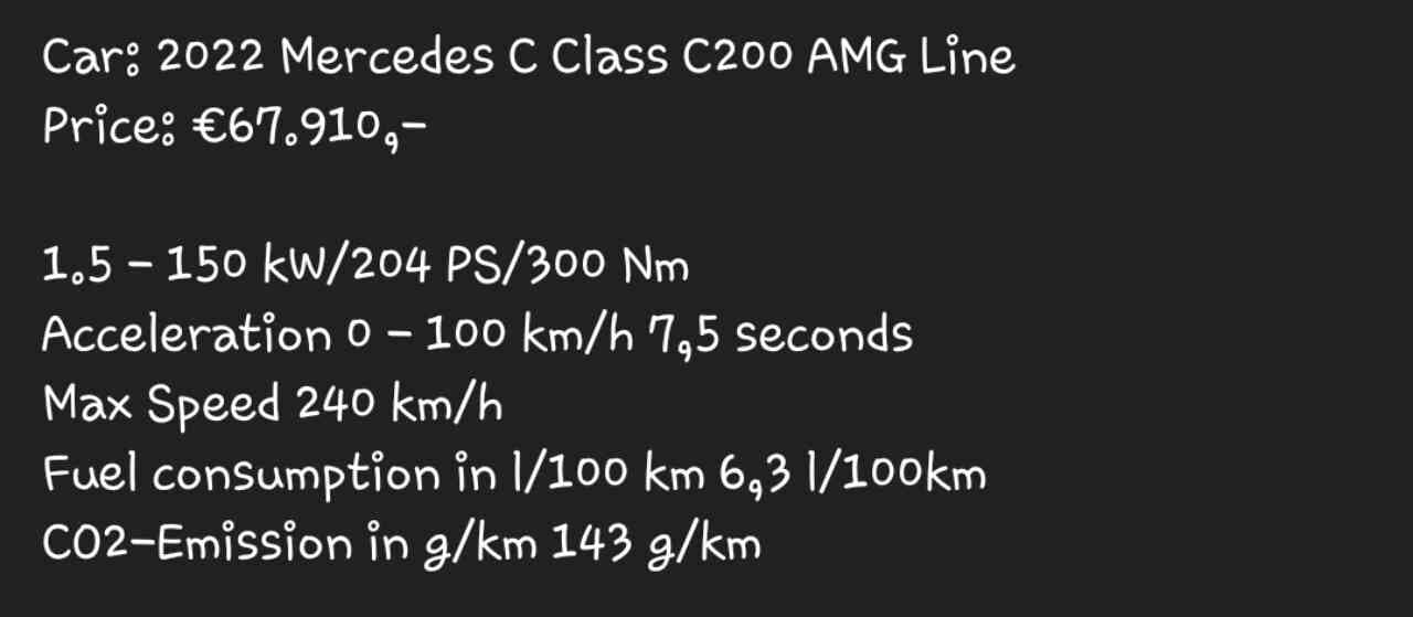 ? 2022 Mercedes C-Class Estate 게시글 썸네일