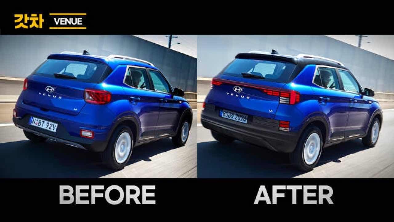 베뉴 페이스리프트, 풀체인지급 뒤태 선보인다?!(갓차) 게시글 썸네일
