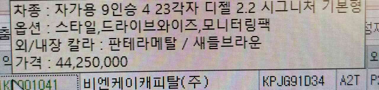 카니발 9인승 디젤 시그니처 렌트불발 게시글 썸네일