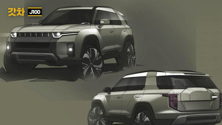 쌍용차 J100 토레스 후면예상도(갓차) 게시글 썸네일