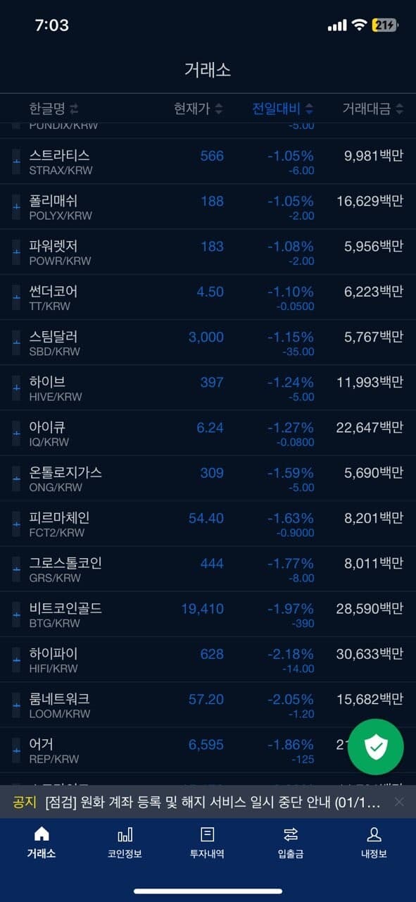 ㄴㅇㅅ 코인 가버리는중ㅋㅋ 게시글 썸네일