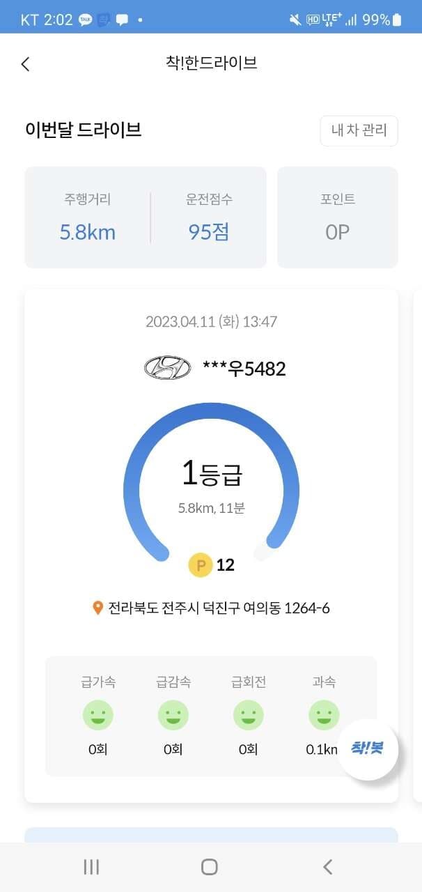 착한드라이브 1등급 후기 게시글 썸네일