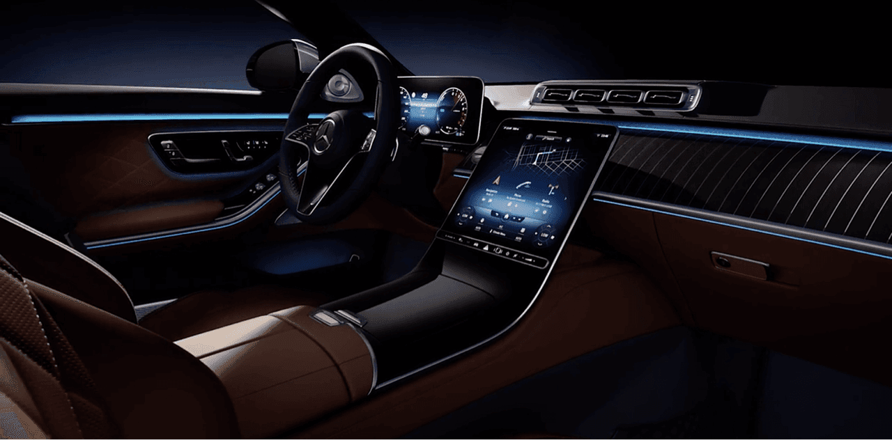 S클래스 인테리어 완전히 공개 됐습니다.  게시글 썸네일