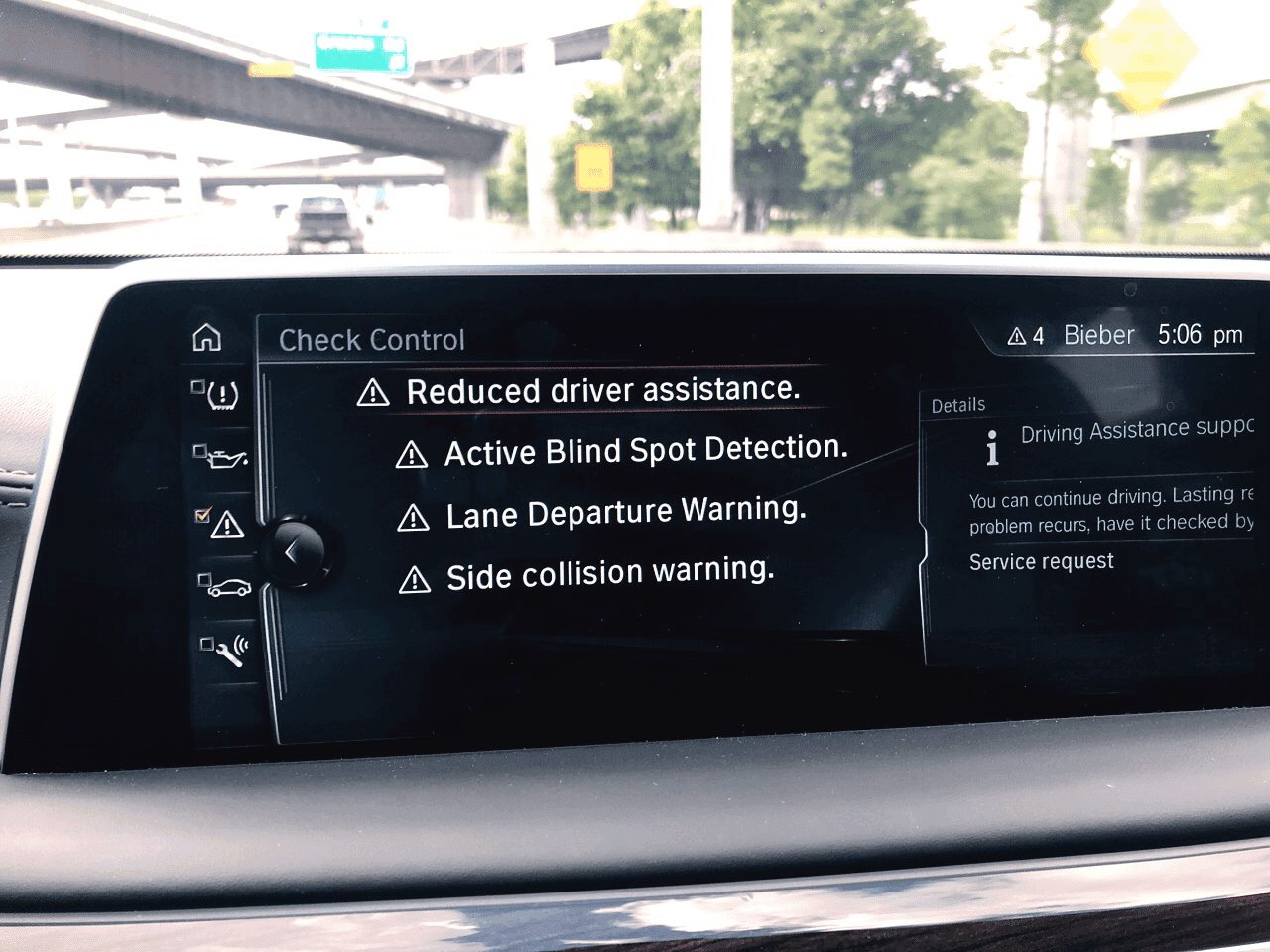 7시리즈 인텔리전트 세이프티 시스템 고장 게시글 썸네일