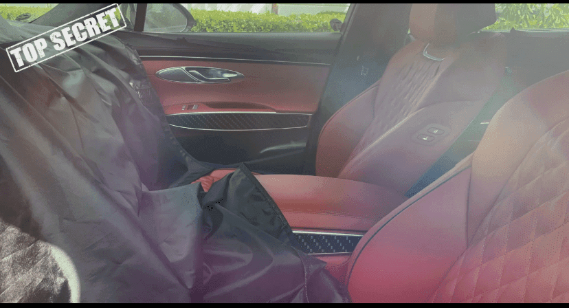 제네시스 GV70 레드 시트도 나오네요 게시글 썸네일