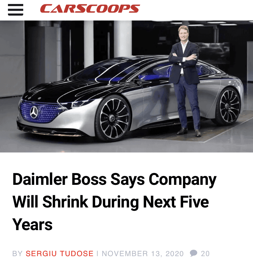 벤츠의 CEO가 바라보는 벤츠의 미래  게시글 썸네일