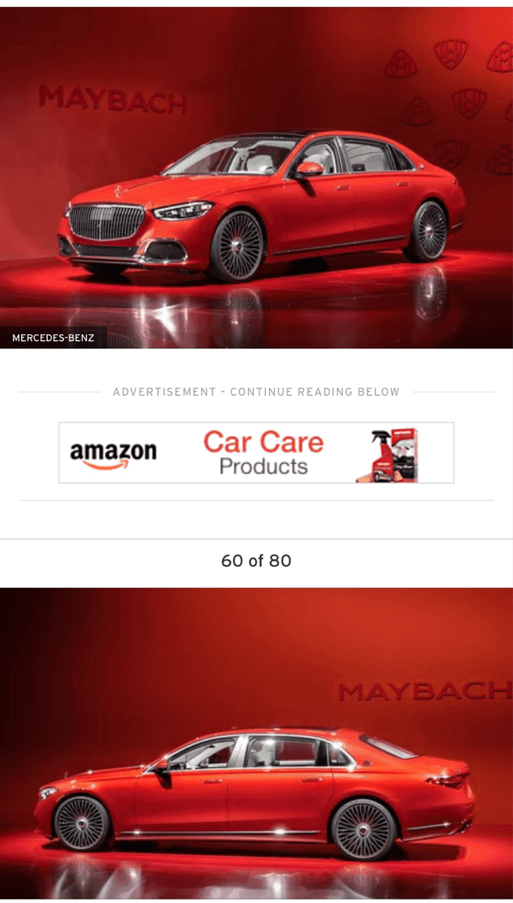 ?신형 벤츠 S클라스 마이바흐 Red 버전? 게시글 썸네일