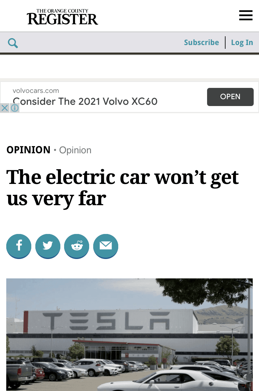 (OCR 칼럼 번역) 전기차 시장 확대에 대한 색다른 시선 게시글 썸네일