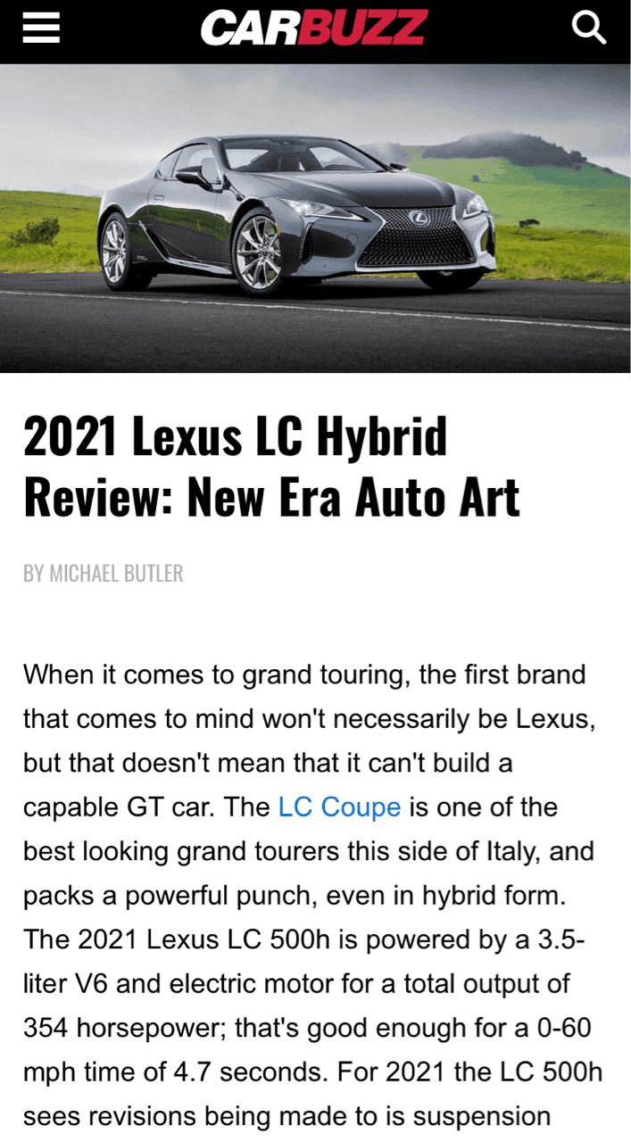 (이 시국에) 렉서스 LC 500h 주행거리—1000km 게시글 썸네일