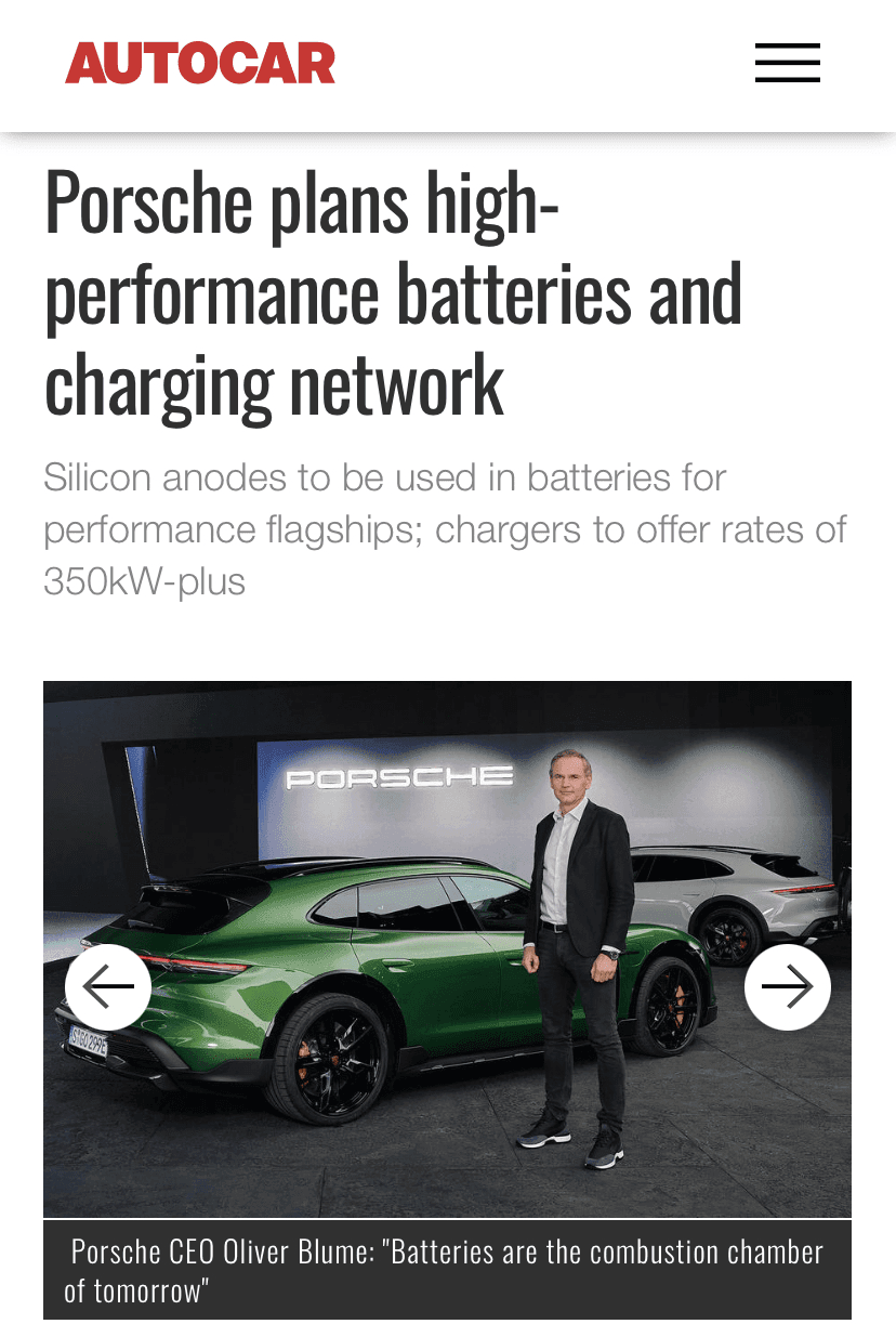 포르쉐 친환경 선언—1조원 이상 투자  게시글 썸네일