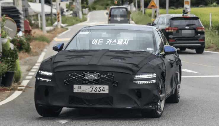 제네시스 G80 페이스리프트 스파이샷  게시글 썸네일