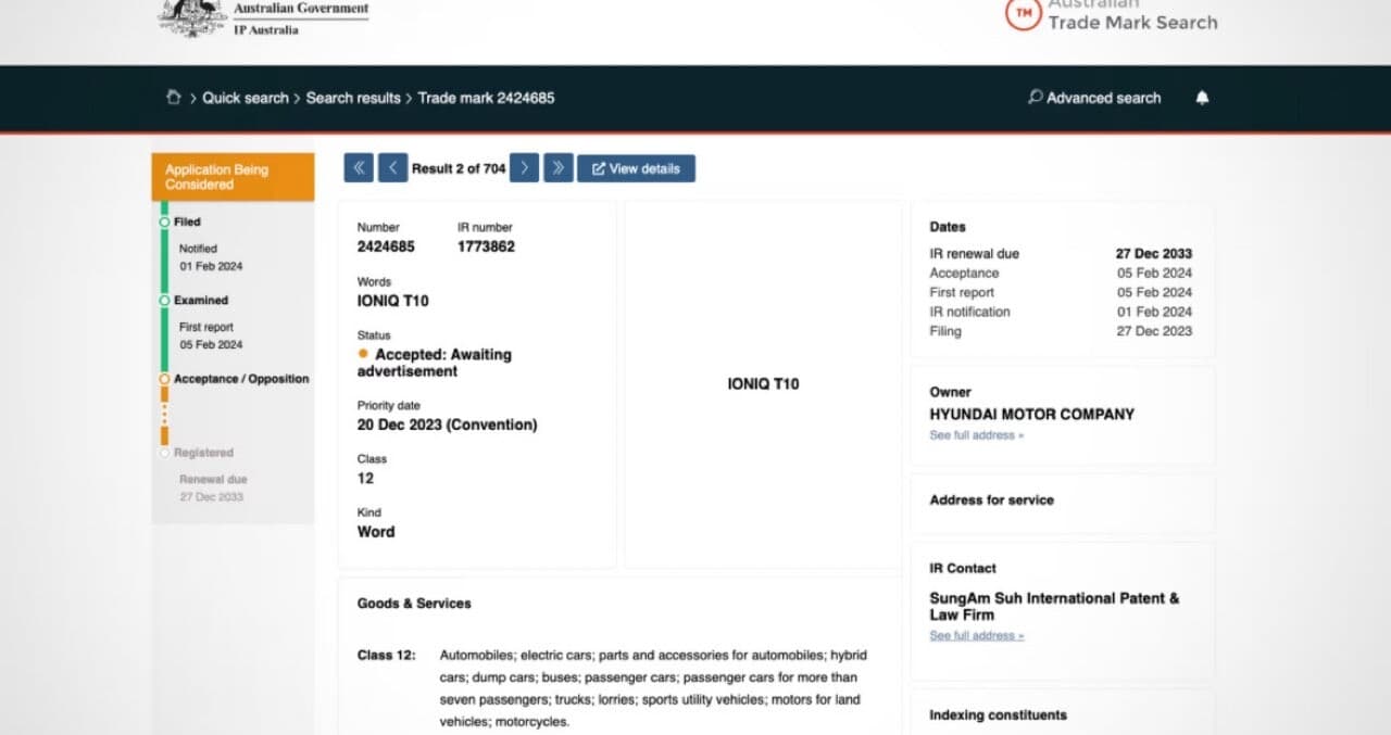현대 전기 픽업트럭 아이오닉T10 출원  게시글 썸네일