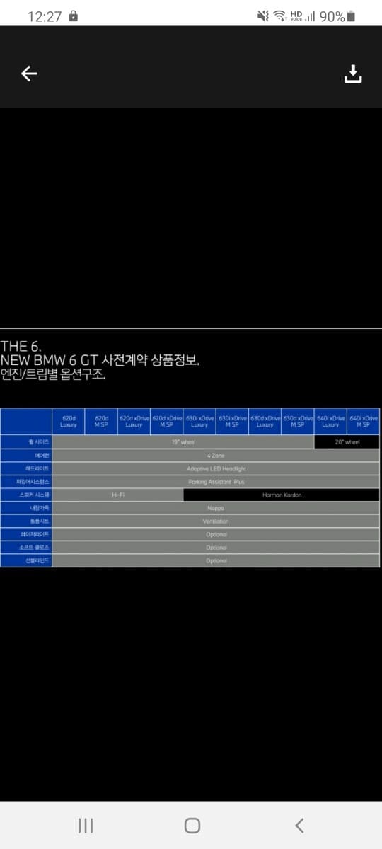 6gt lci 옵션 아쉽네요. 게시글 썸네일