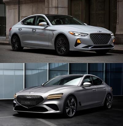 논란의 G70 신형vs구형 비교샷 게시글 썸네일