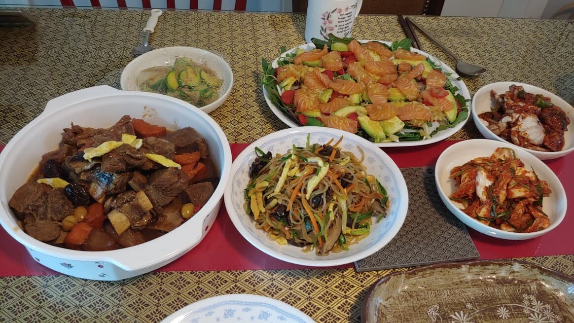 한가위 밥상 인증 + 저녁밥상추가 게시글 썸네일