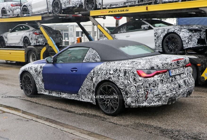 New 2021 BMW M4 Convertible 스파이샷 게시글 썸네일