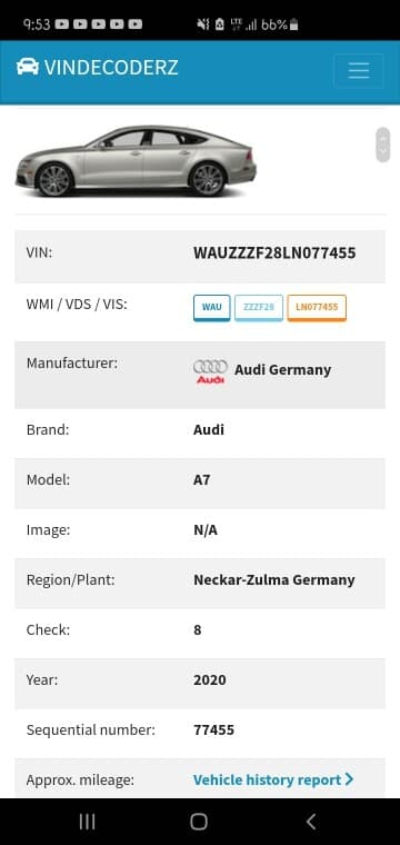 차대번호 조회한건데 이거 설명좀 해주세요! 게시글 썸네일