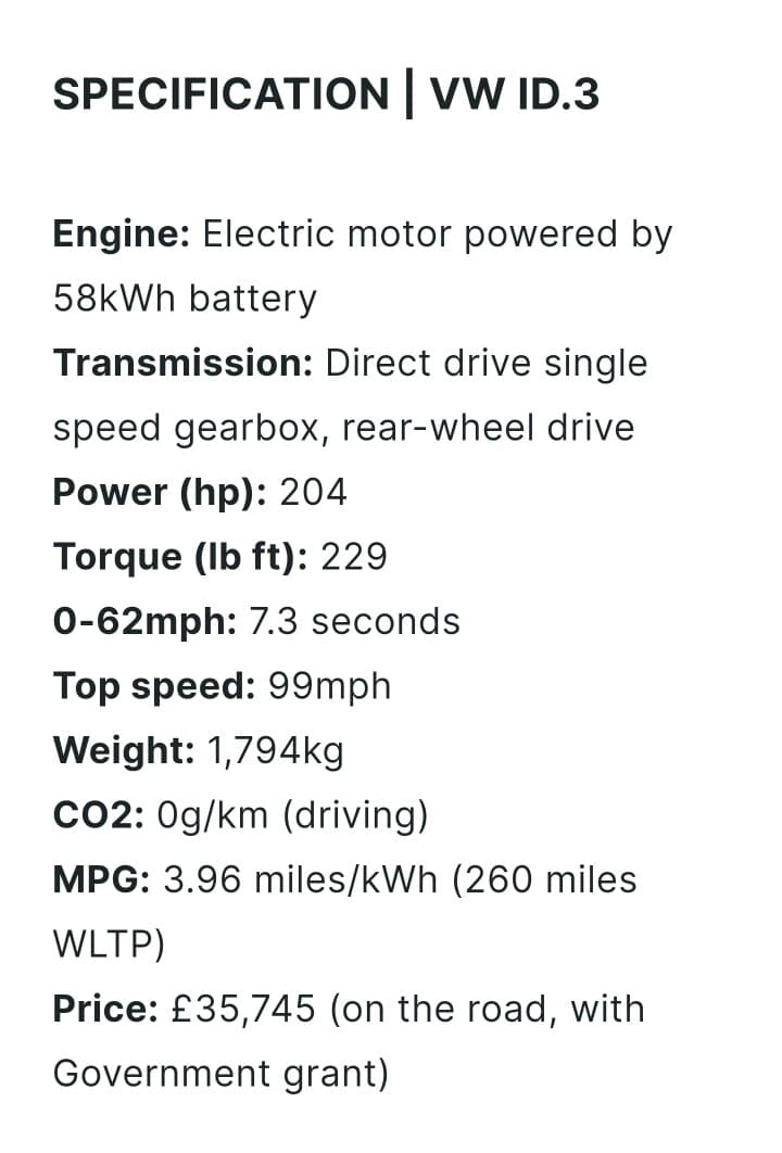 폭스바겐 ID.3 전기차 게시글 썸네일