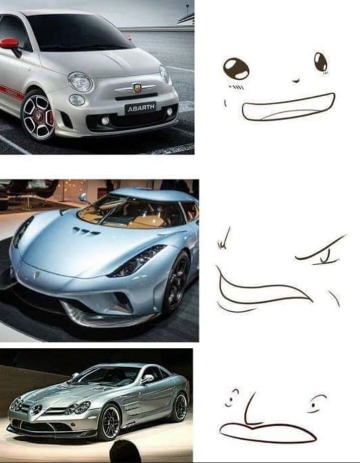 (유머)자동차로 얼굴 표정을 그려 보시오 게시글 썸네일
