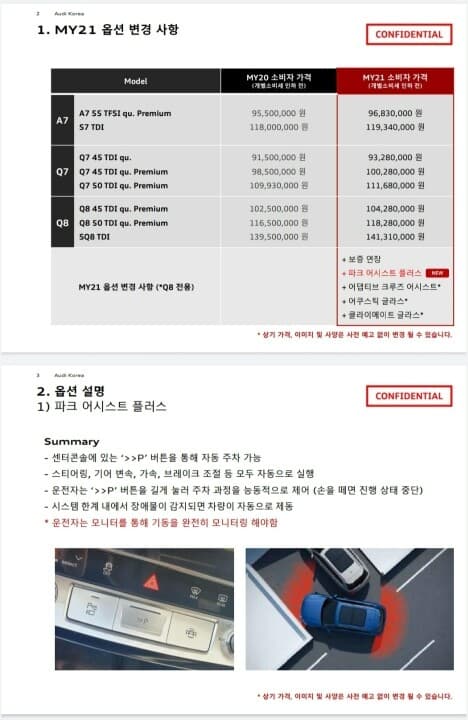 Q7 Q8 21년식 보증기간 연장 및 정보 게시글 썸네일