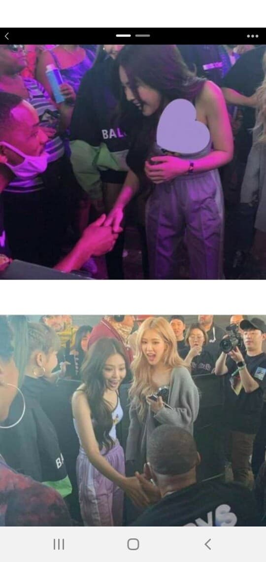 경호원 뚫고 블랙핑크 손 잡아낸 팬 게시글 썸네일