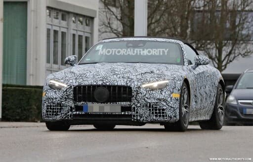 2022 벤츠AMG SL 63 스파이샷 게시글 썸네일