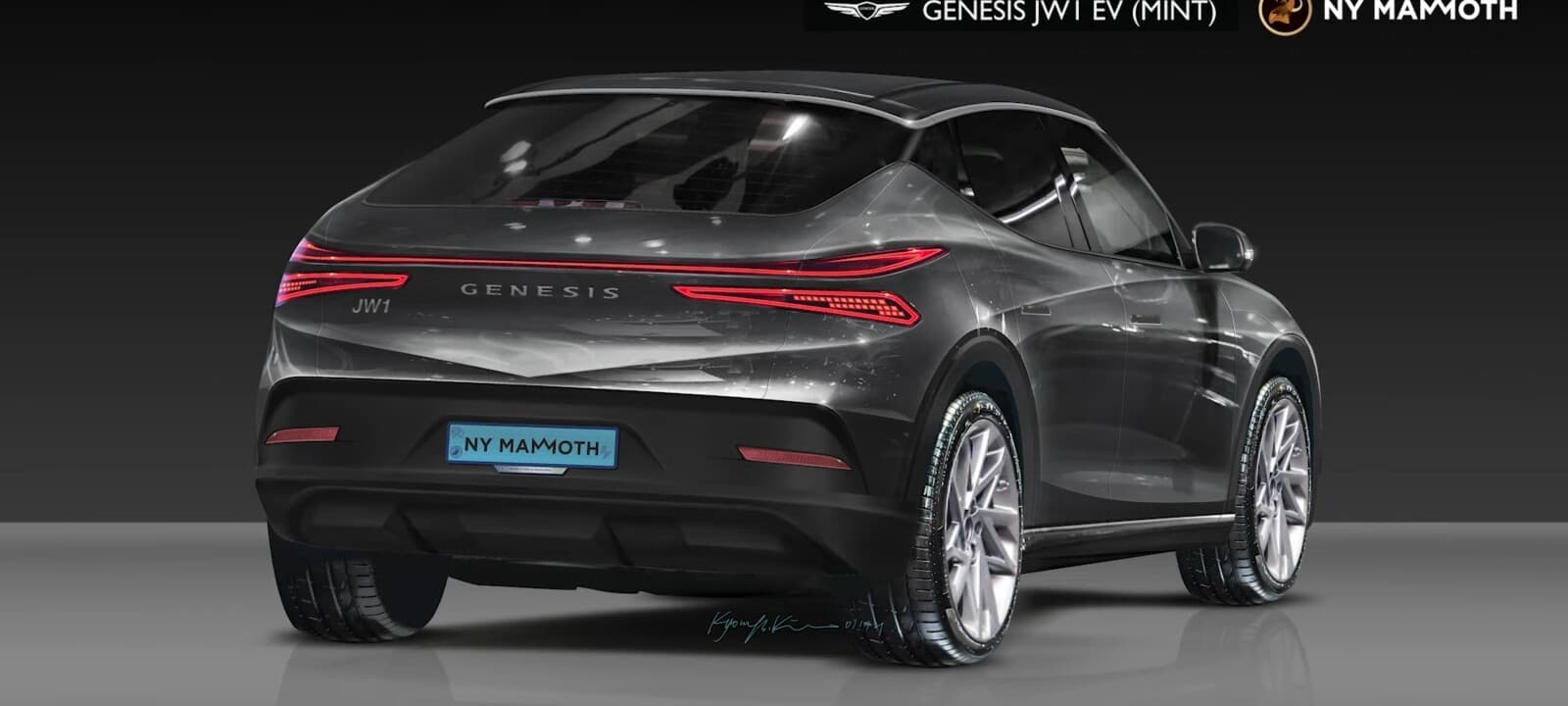 제네시스 전기차 민트뒷면 예상도 게시글 썸네일