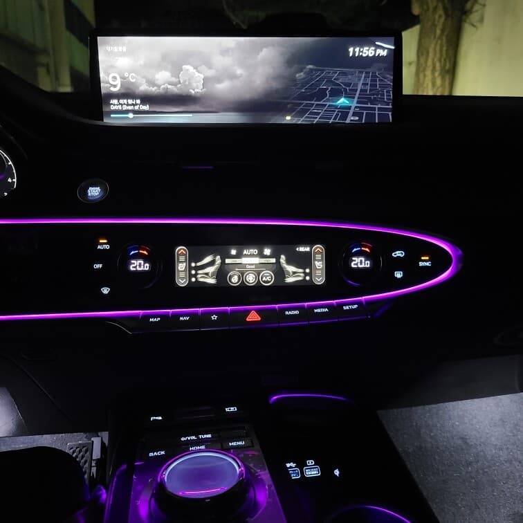 gv70 엠비언트라이트 게시글 썸네일